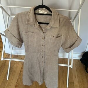 By Together Annie Button Down Gauze Dress